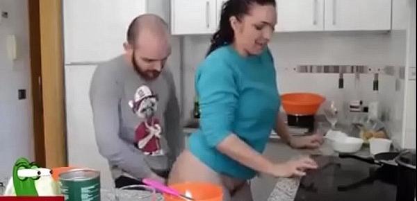  Hot Wife Fuck Hard by Husband- Latest Kitchen Sex